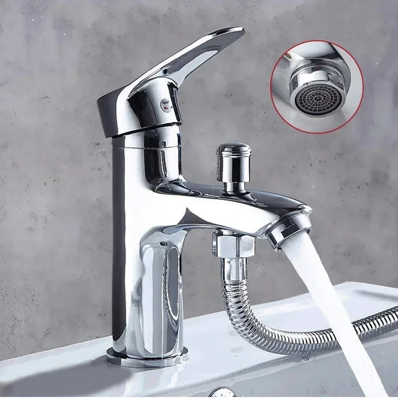 Home Bar Sink - Bathroom shower faucet, single hole basin