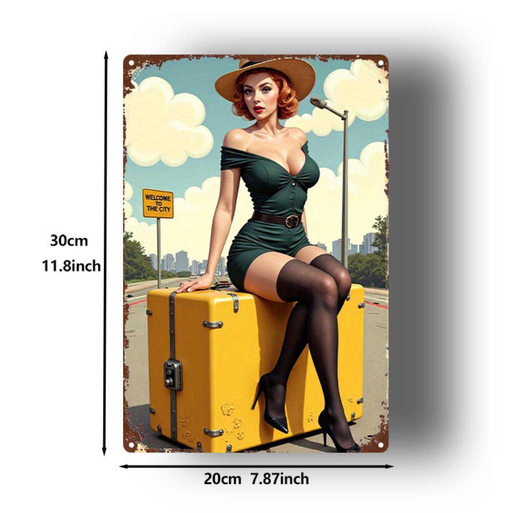 Vintage Beauty with Suitcase M - огляд і ціна Home Bar And Kitchen