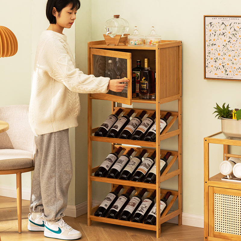 Solid Bamboo Wine Rack 3/4-Tie - огляд і ціна Home Bar Shelves