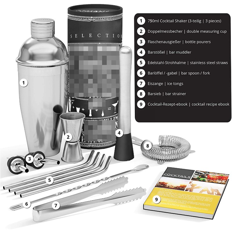 Basic  Bar Mixing Supply Kit,  - огляд і ціна Bar Spoon Twisted