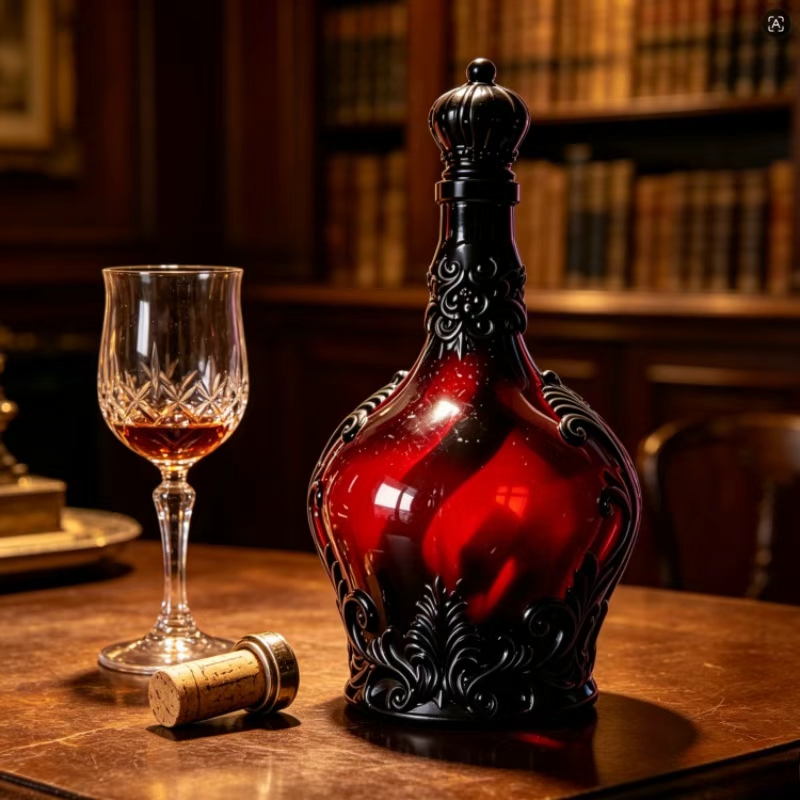 Ornate Embossed Crown Glass De - огляд і ціна Home Bar Shelves