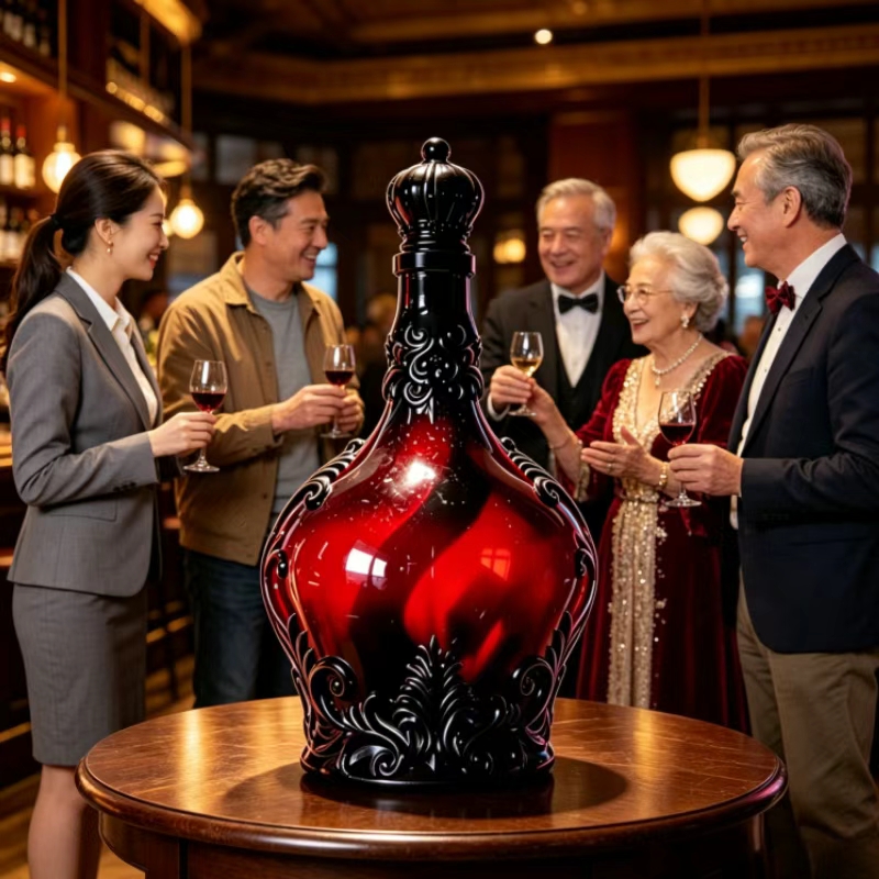 Ornate Embossed Crown Glass De - огляд і ціна Home Bar Shelves