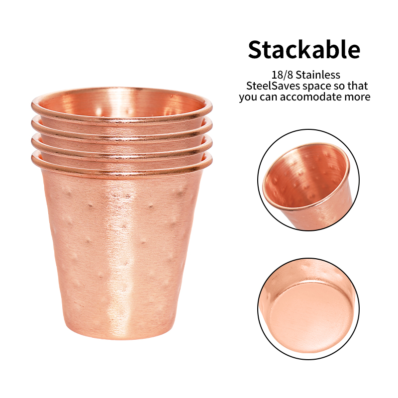 Set of 4/6 Copper Plating Beer - огляд і ціна Mule Copper Mug