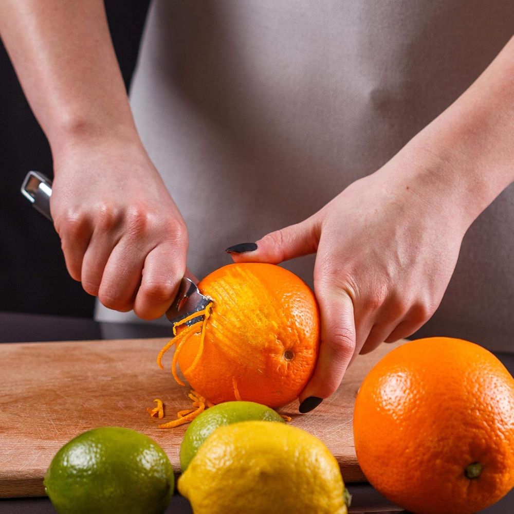 4-Piece Stainless Steel Lemon  - огляд і ціна Peeler Channel Knife