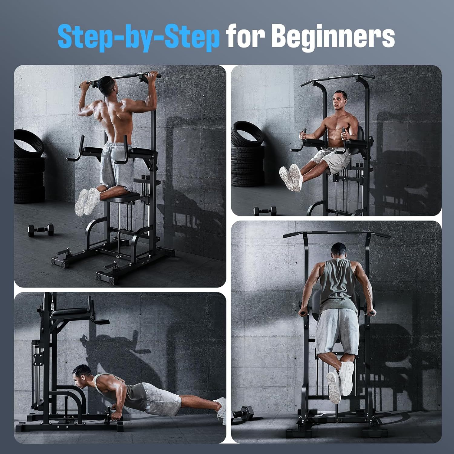 Power Tower Pull-Up Dip Statio - огляд і ціна Home Bar And Gym