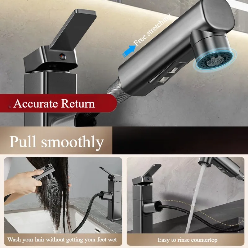 Pull Out Bathroom Faucet Hot a - огляд і ціна Home Bar Sink