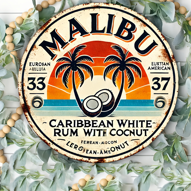 Vintage Malibu Rum Coconut Alu - огляд і ціна Home Bar Accessories