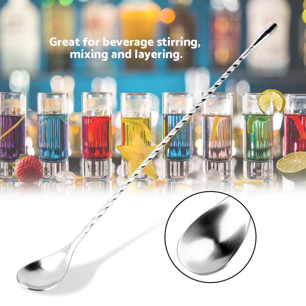Stainless Steel Bar Wine Cockt - огляд і ціна Bar Spoon Twisted