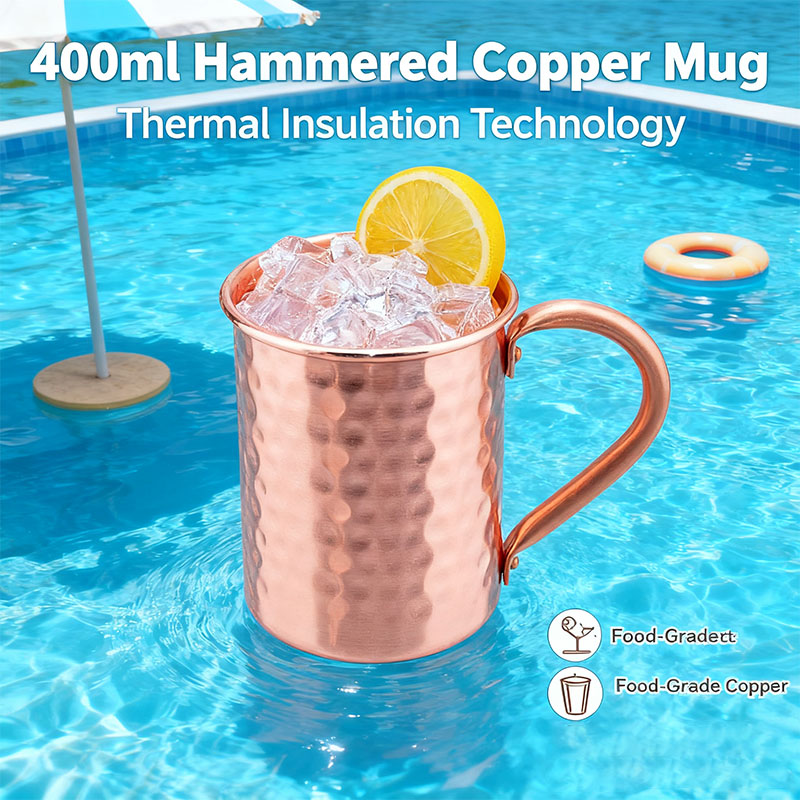 New 100% Copper Cups Pure Soli - огляд і ціна Mule Copper Mug