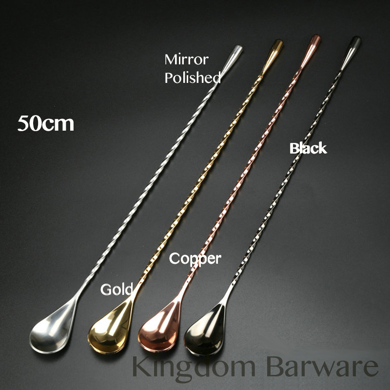 50cm Cocktail Bar Spoon 304 St - огляд і ціна Bar Spoon Twisted