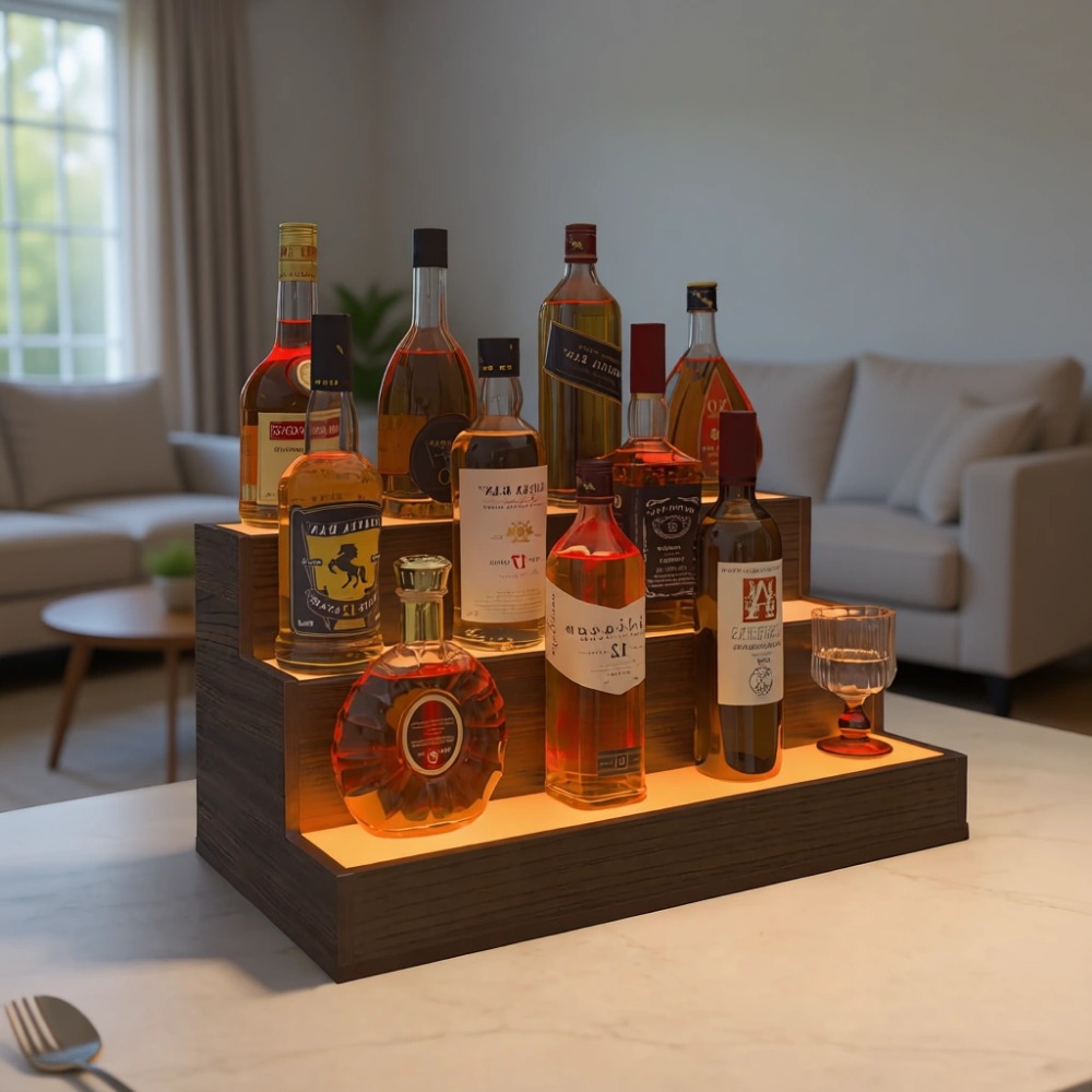 Home Bar LED Bottle Display Sh - огляд і ціна Home Bar Shelves