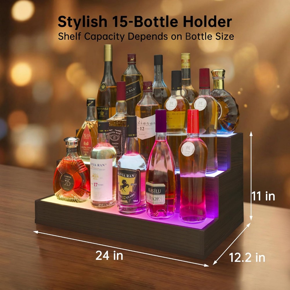 Home Bar LED Bottle Display Sh - огляд і ціна Home Bar Shelves