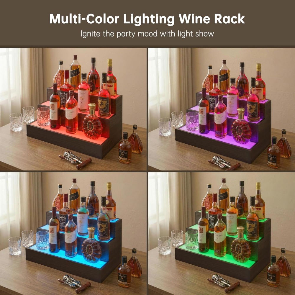 Home Bar LED Bottle Display Sh - огляд і ціна Home Bar Shelves