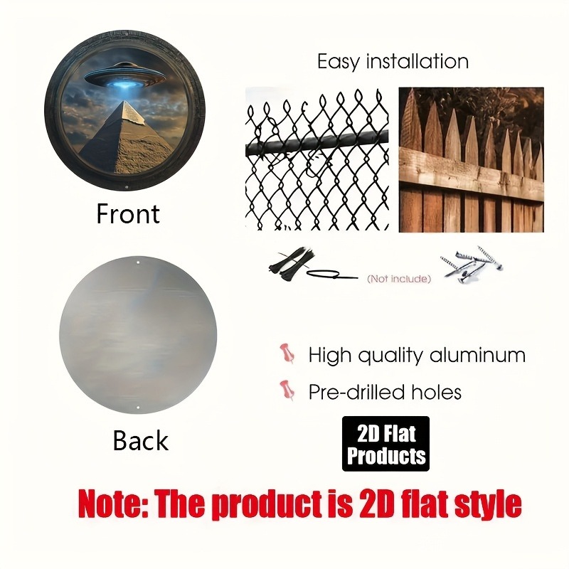 Pyramid UFO Theme Round Alumin - огляд і ціна Home Bar Accessories