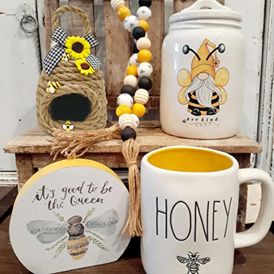 Mini Beehive Farmhouse Bee Tie - огляд і ціна Home Bar And Kitchen