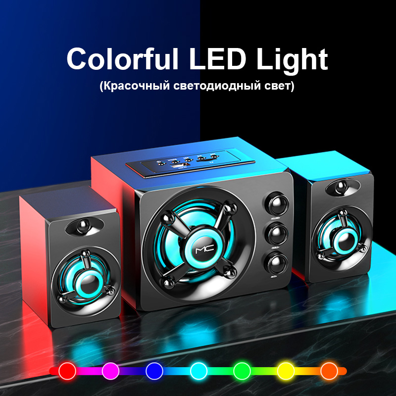 New 3D Stereo Colorful LED Hea - огляд і ціна Home Bar And Theater
