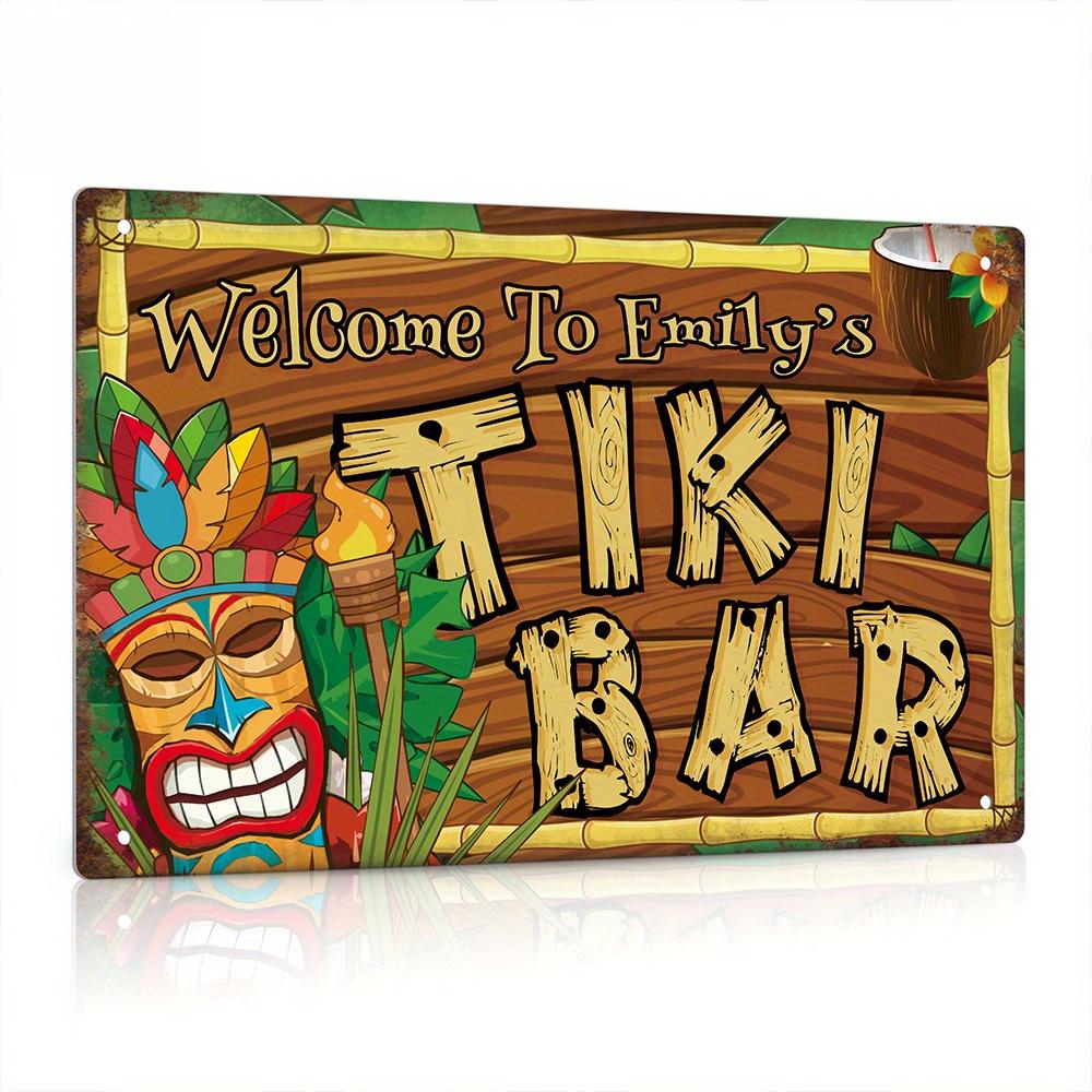 Custom  Decor Tiki Bar Sign, P - огляд і ціна Home Bar And Kitchen